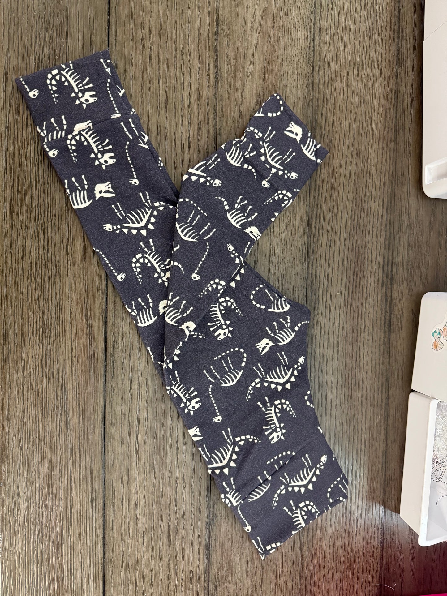 2-3T Dinosaur Skelly Leggings