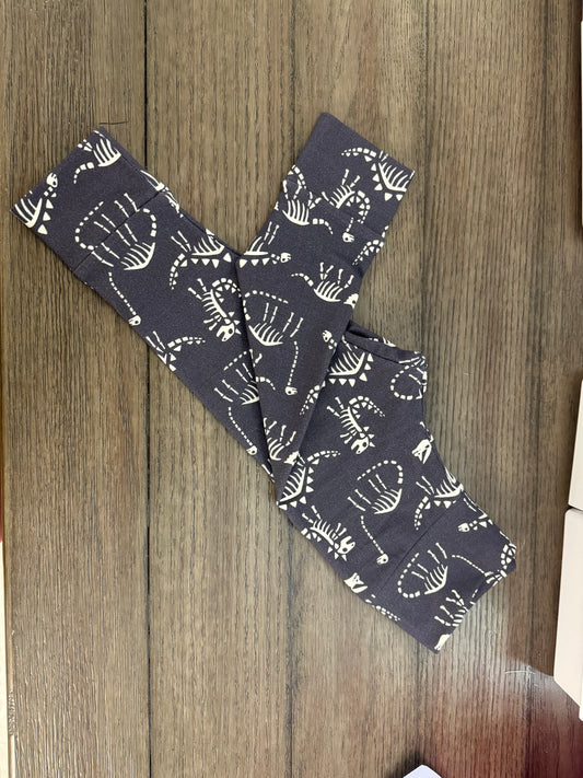 12-18 months Dinosaur Skelly Leggings