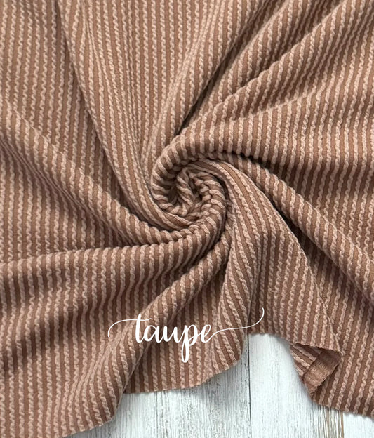 Taupe Ribbed